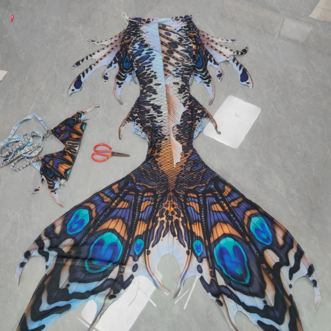 Aquarium & Marine Museum Kota Kinabalu - Nieuw origineel meerkleurig zeemeerminstaartbadpak, zeemeermin voor
