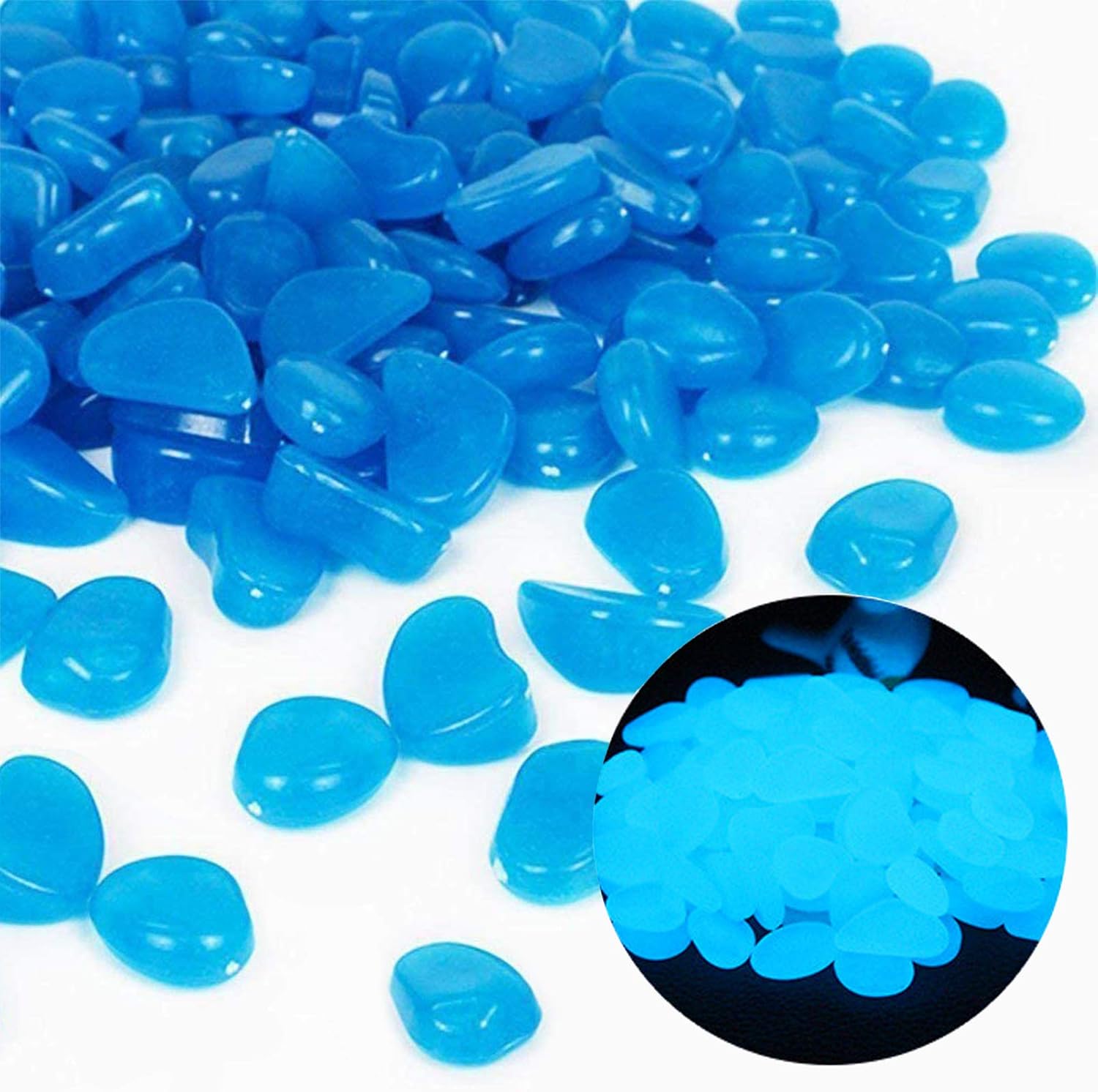 Aquarium Marine Plants - Aquarium Rotsen Glow Blue Kiezels voor