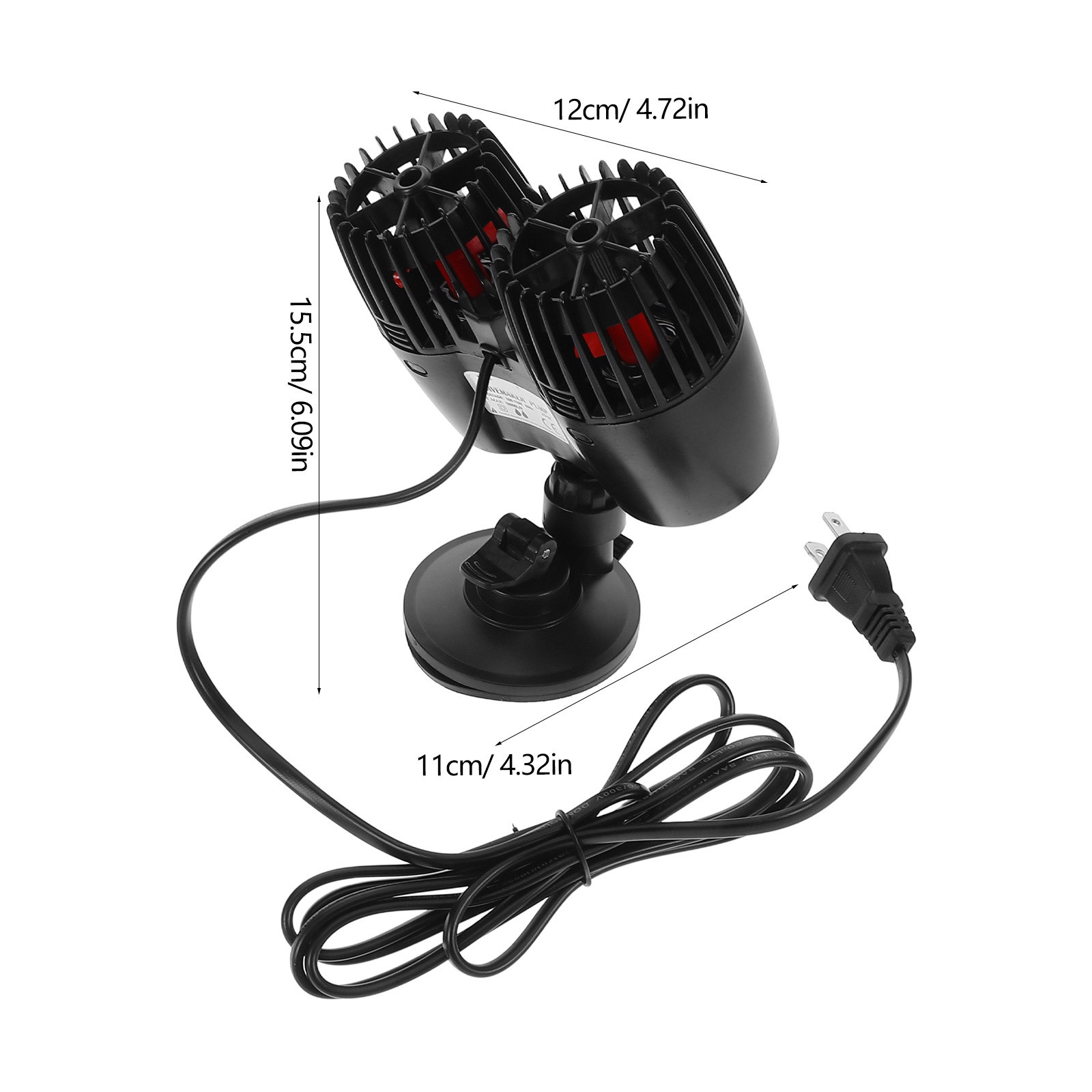 Dubbelkopige aquariumwaterpomp - Powerhead Wave Maker recensie en prijs