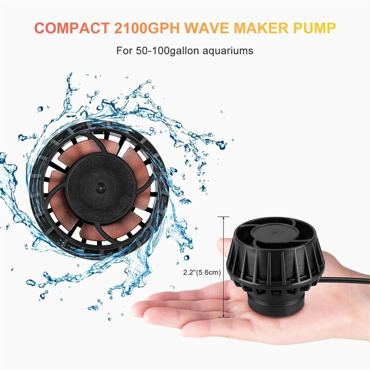 A983K 2100GPH Aquarium Wave Ma - Powerhead Wave Maker recensie en prijs