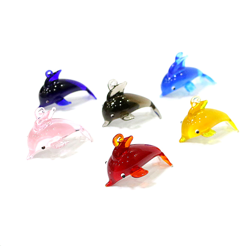 Schattige dolfijn charm glazen - Marine Aquarium Design recensie en prijs
