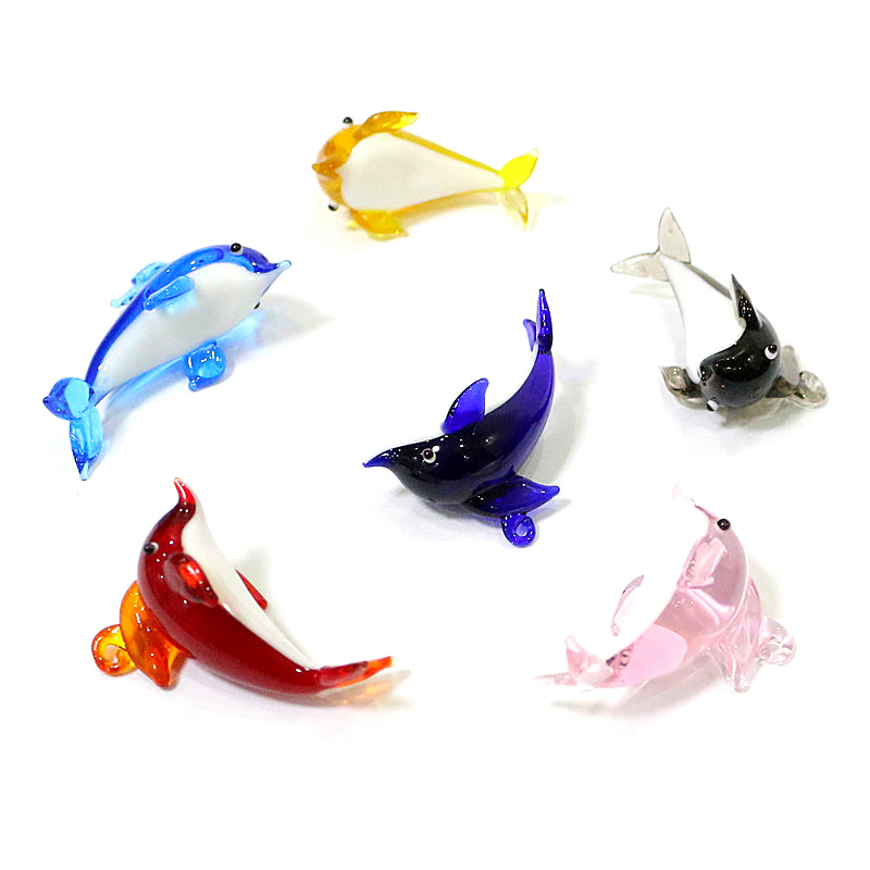 Schattige dolfijn charm glazen - Marine Aquarium Design recensie en prijs