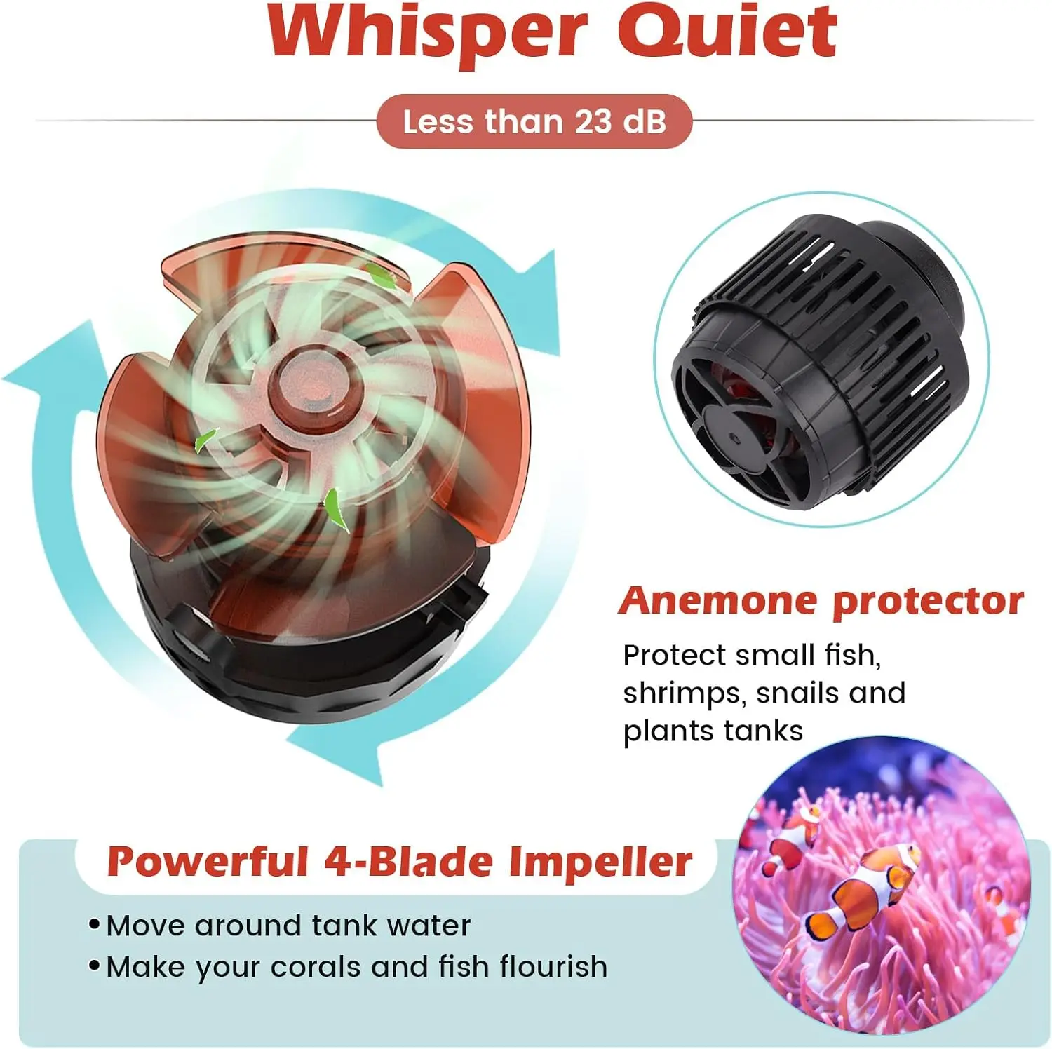 Instelbare Aquarium Golfmaker  - Powerhead Wave Maker recensie en prijs