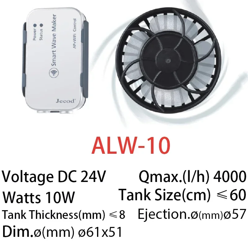 Jebao Jecod Nieuwe ALW-serie W - Powerhead Wave Maker recensie en prijs
