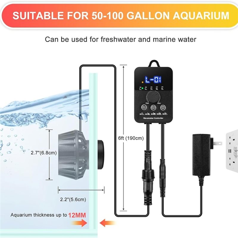 AAAN-For 50-100 Gallon Aquariu - Powerhead Wave Maker recensie en prijs
